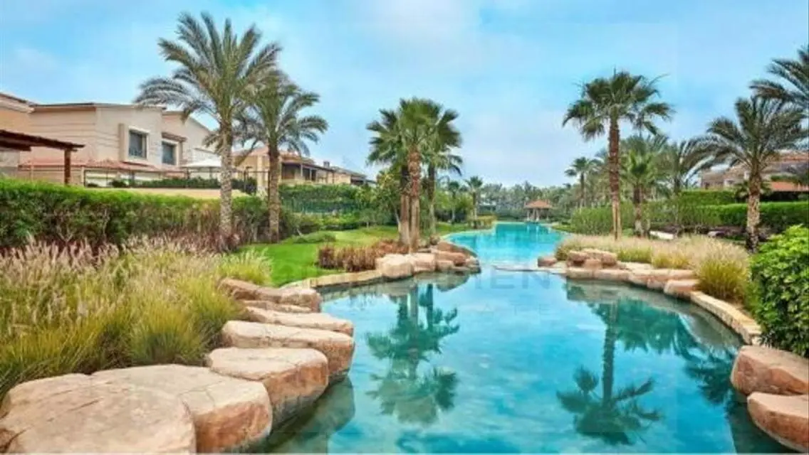 apartment finished view landscape water features