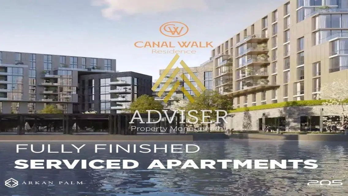 D.P 10% Office In Canal walk 205 Arkan Palm Zayed
