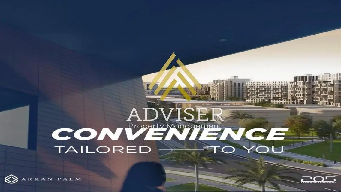 D.P 10% Office In Canal walk 205 Arkan Palm Zayed