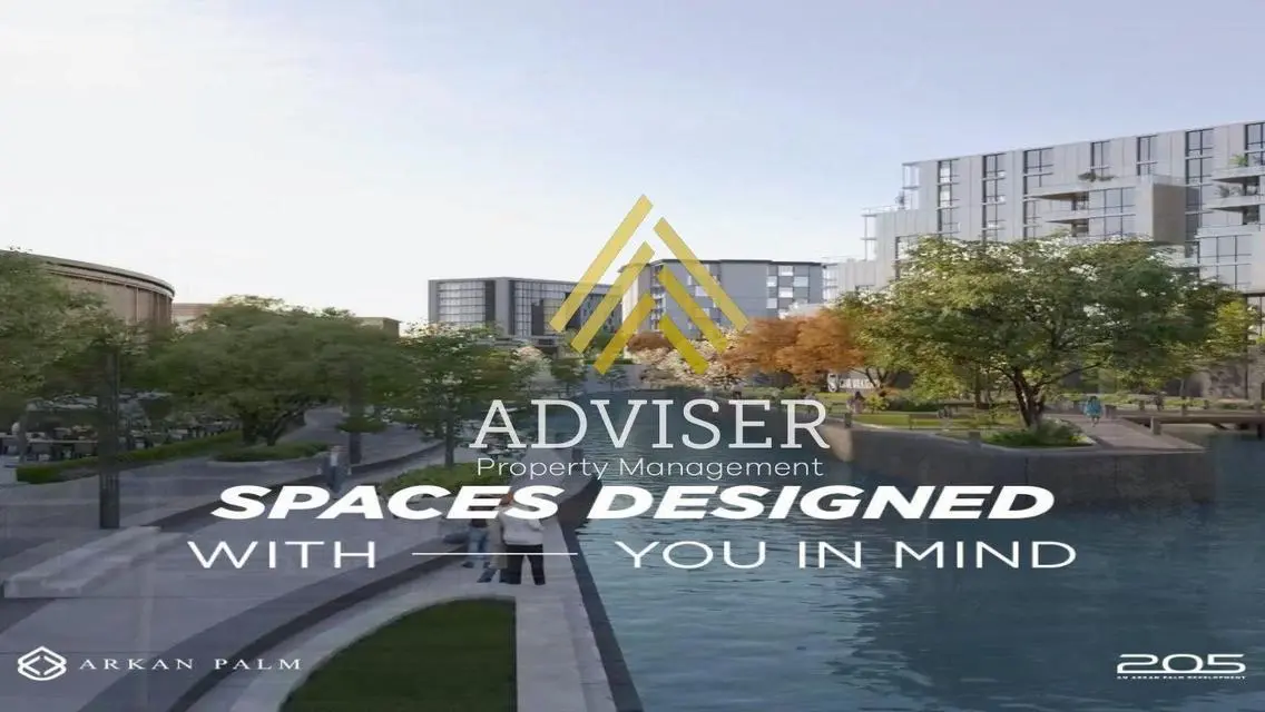 D.P 10% Office In Canal walk 205 Arkan Palm Zayed