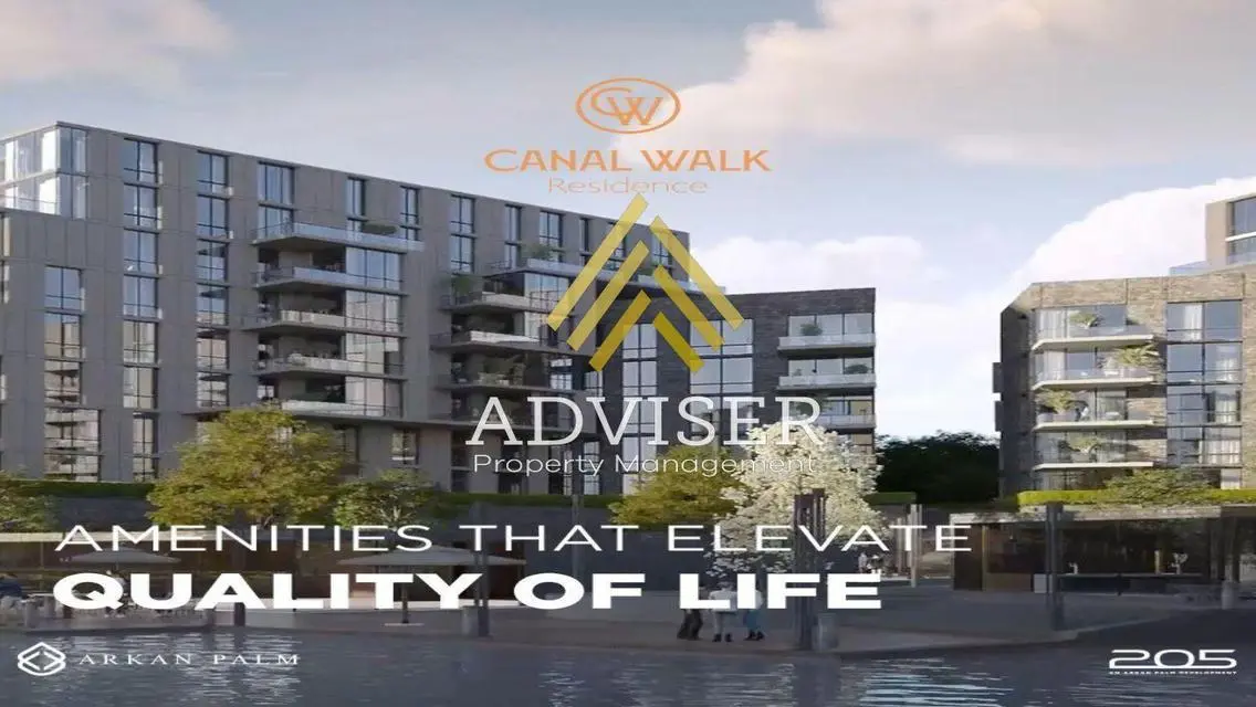 D.P 10% Office In Canal walk 205 Arkan Palm Zayed
