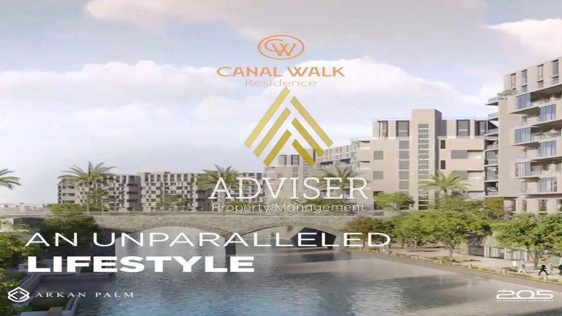 D.P 10% Office In Canal walk 205 Arkan Palm Zayed