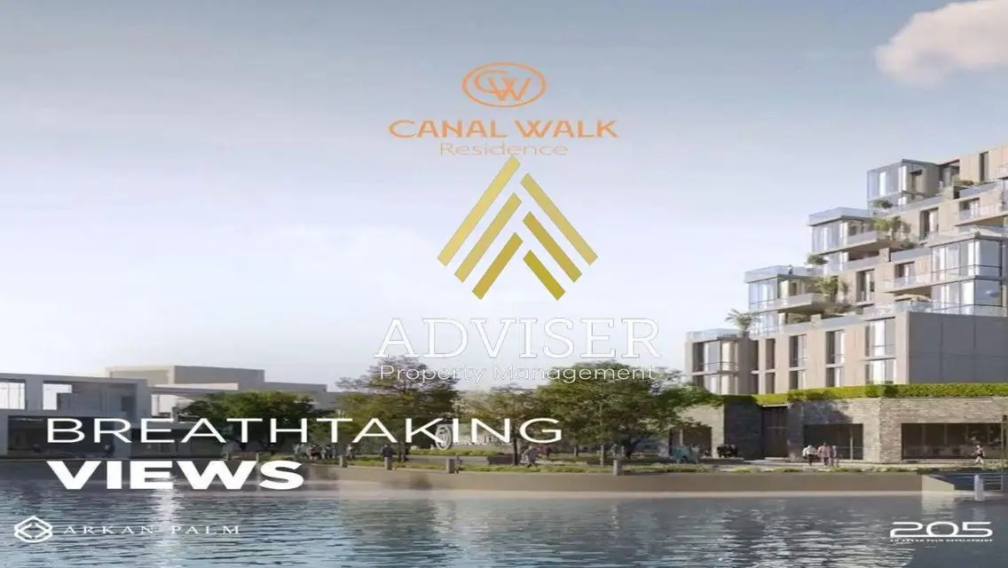 D.P 10% Office In Canal walk 205 Arkan Palm Zayed