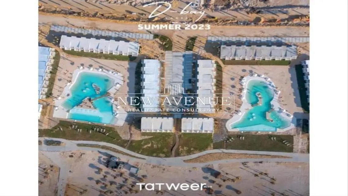 الشاليه يطل على البحر والكريستال لاجونز