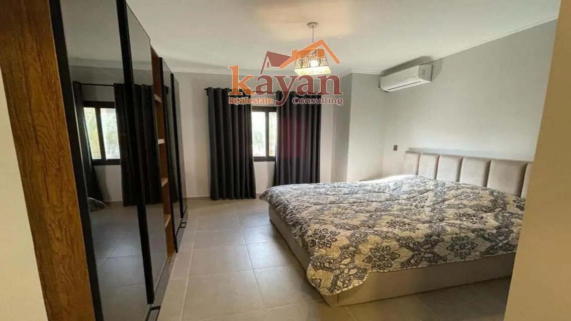 Furnished 2-bedroom apartment with garden for rent
