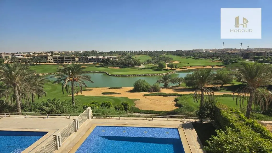 Furnished apartment with large terrace for rent in Katameya Dunes