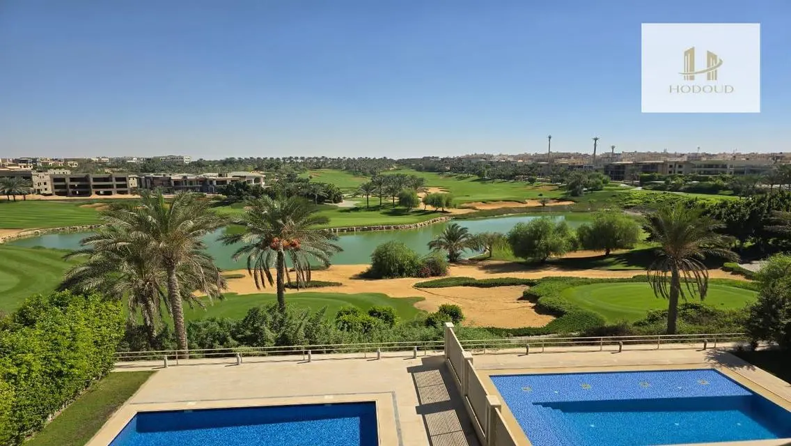 Furnished apartment with large terrace for rent in Katameya Dunes