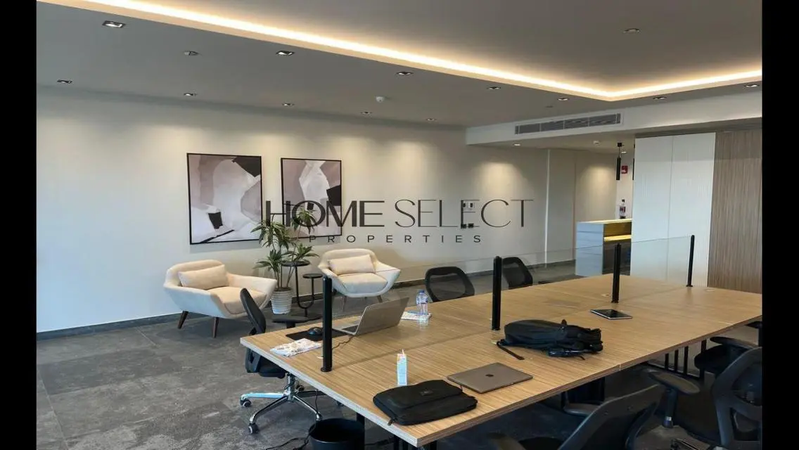Perfect Office with modern furniture in the portal