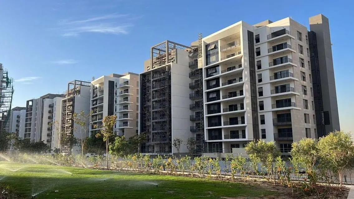 Finished apartment in Zed Towers in front of Rabwa