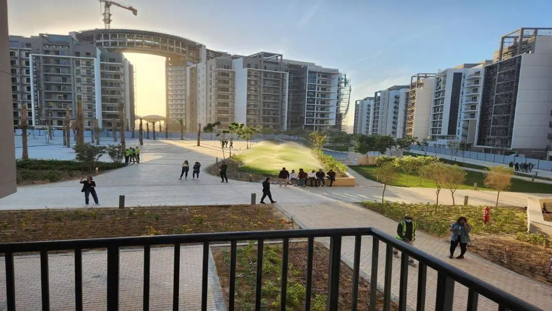 Finished apartment in Zed Towers in front of Rabwa