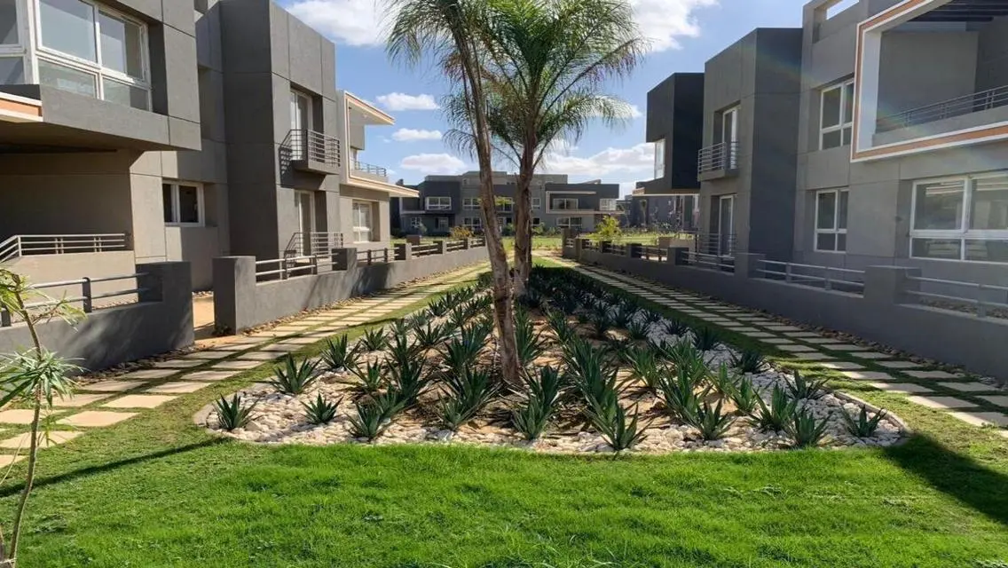 Finished Garden Apart. in October - Landscape View