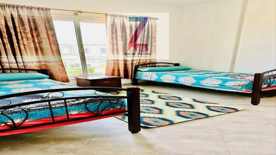 For sale , a two room chalet on the sea in Amwaj .