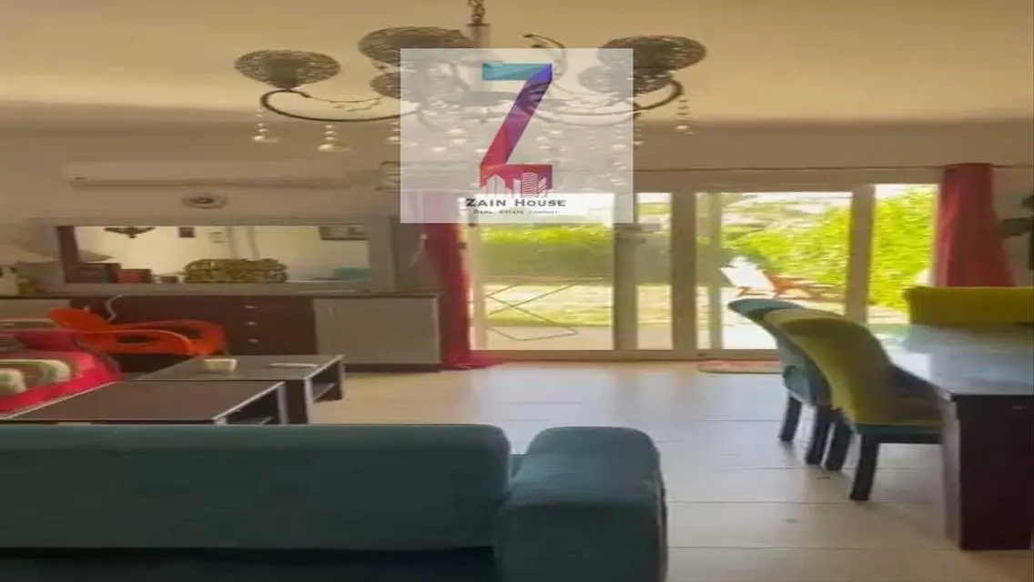 للبيع شاليه ارضي بجاردن فى امواج الساحل الشمالى