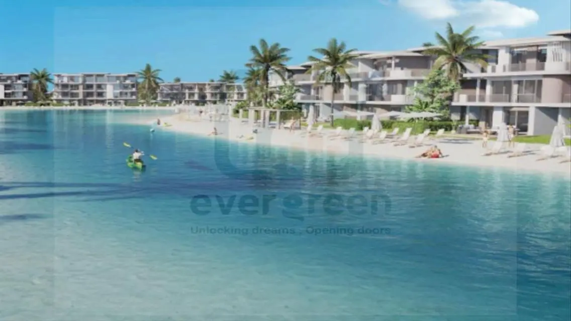 Chalet 3Bed view lagoon in Koun Ras Al Hekma DP5%
