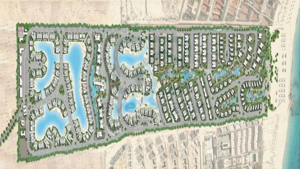 Chalet 3Bed view lagoon in Koun Ras Al Hekma DP5%