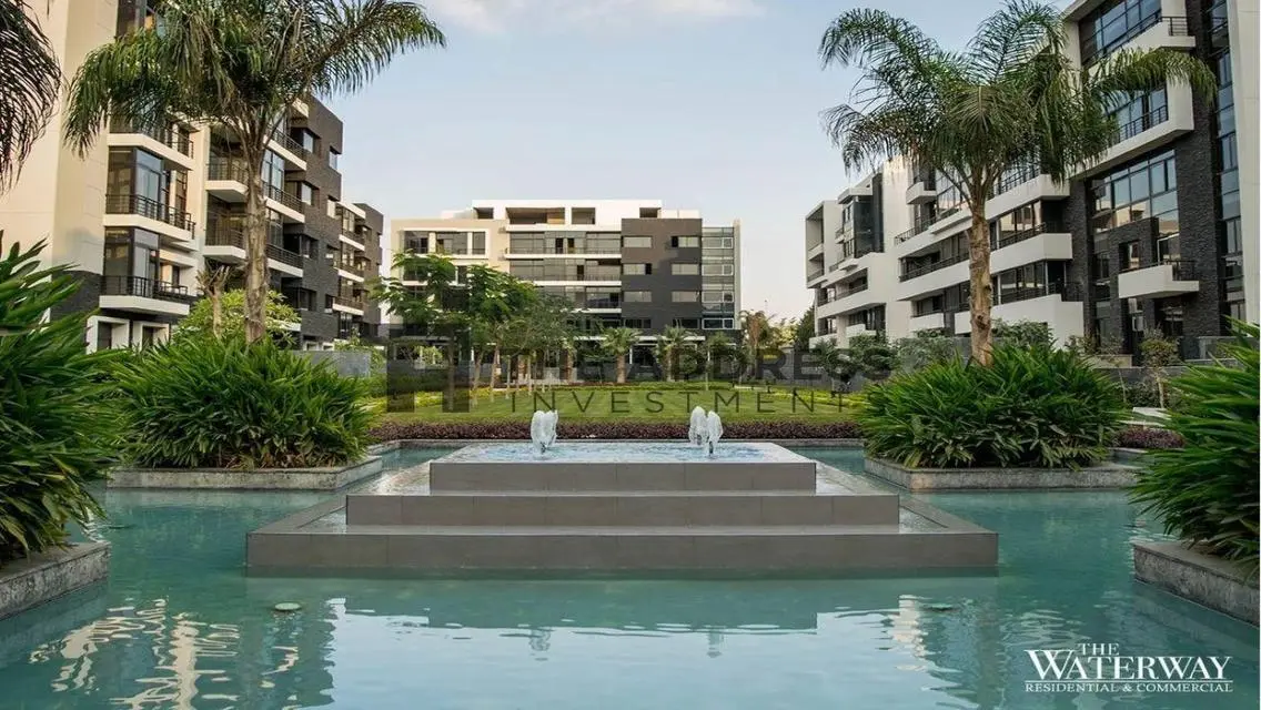 fully finished apartment in water way compound