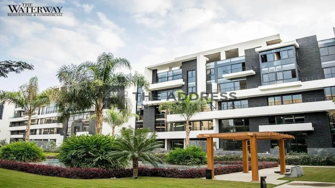 fully finished apartment in water way compound