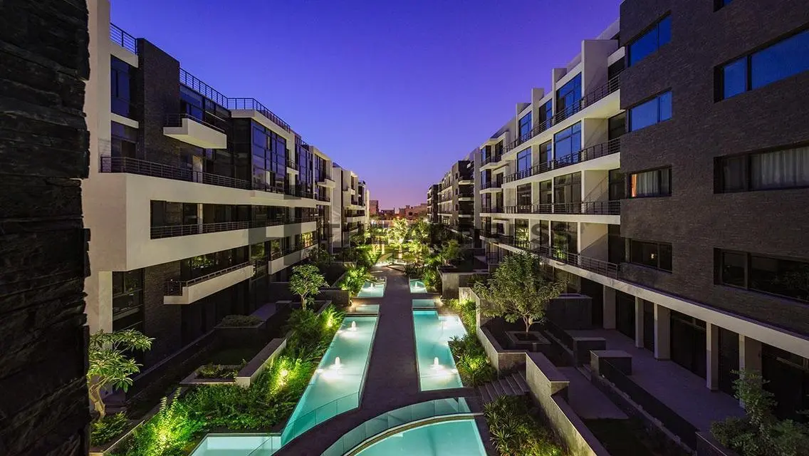 fully finished apartment in water way compound