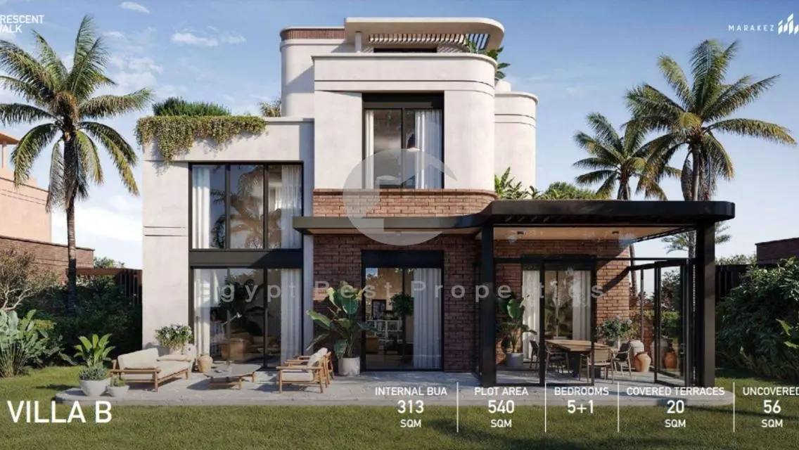 Villa For Sale in New Cairo By Marakez Over 10Year