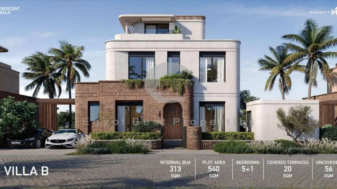 Villa For Sale in New Cairo By Marakez Over 10Year