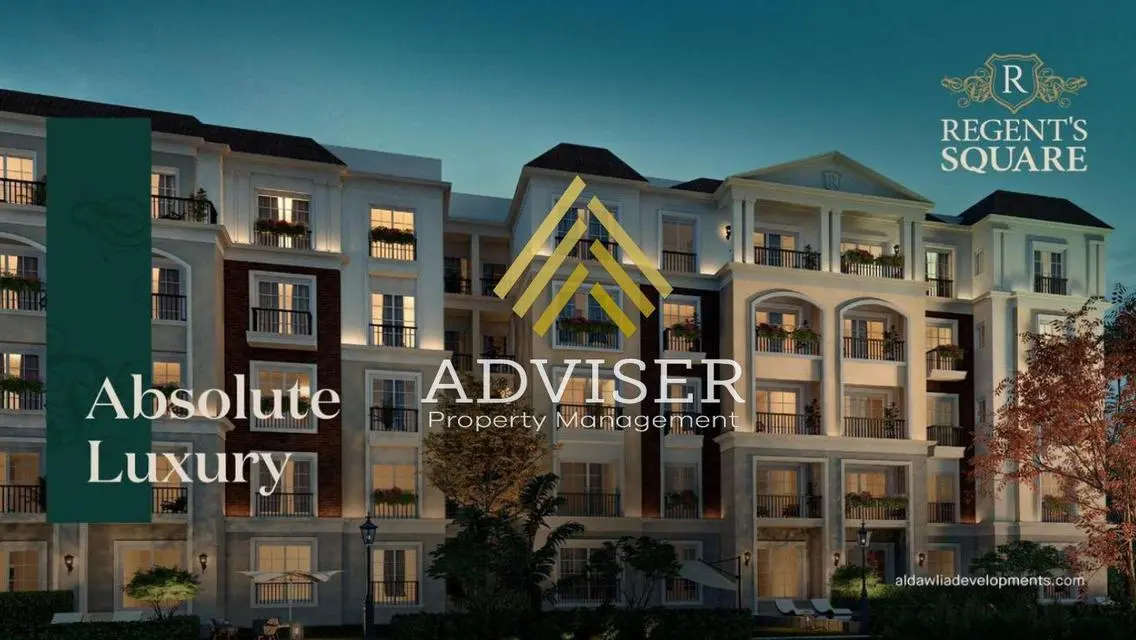D.P 5% Finished APT In Regents Square New Cairo