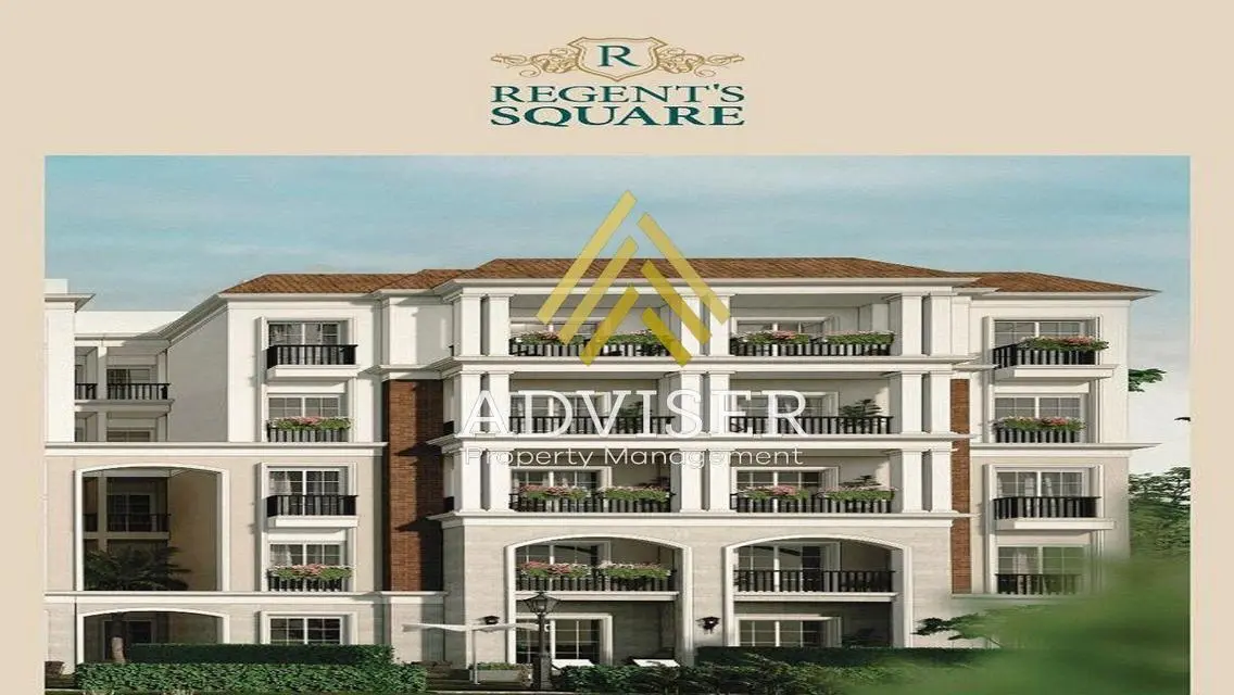D.P 5% Finished APT In Regents Square New Cairo