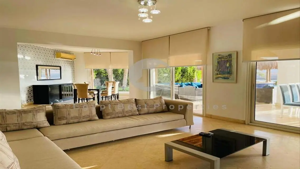 now : villa in gouna ready to move sea view ..!!