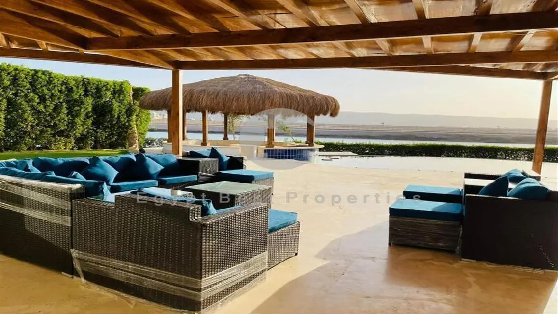 now : villa in gouna ready to move sea view ..!!