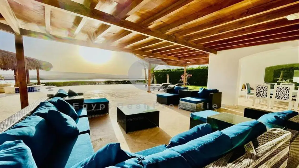 now : villa in gouna ready to move sea view ..!!