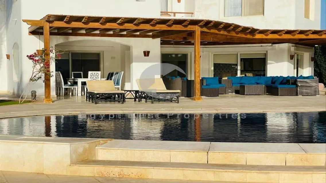 now : villa in gouna ready to move sea view ..!!