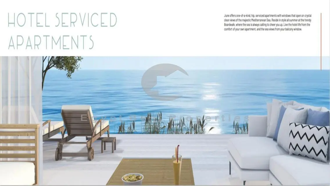 3Bed Chalet Resale Sea View in June