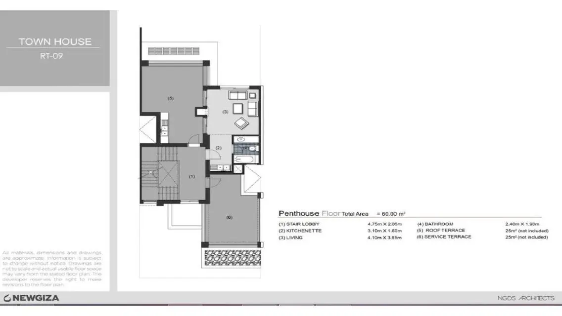 For sale: Middle Townhouse in Westridge, New Giza