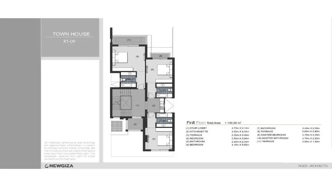 For sale: Middle Townhouse in Westridge, New Giza