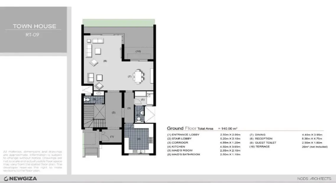 For sale: Middle Townhouse in Westridge, New Giza