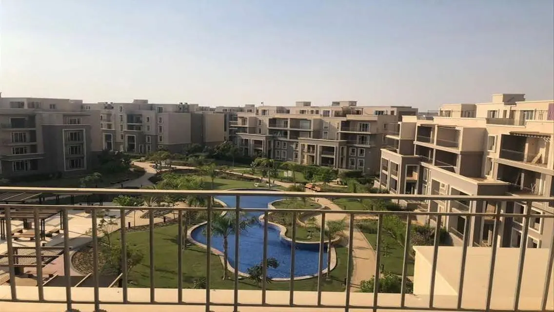 للسكن الفورى شقة بفيو لاند سكيب فى أكتوبر بلازا