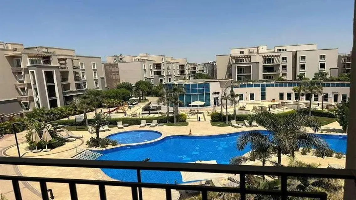 للسكن الفورى شقة بفيو لاند سكيب فى أكتوبر بلازا