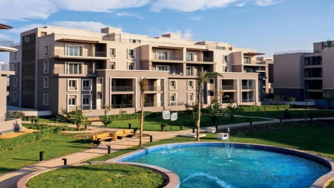 للسكن الفورى شقة بفيو لاند سكيب فى أكتوبر بلازا