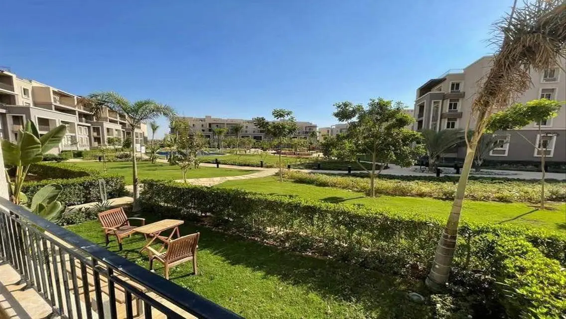 للسكن الفورى شقة بفيو لاند سكيب فى أكتوبر بلازا