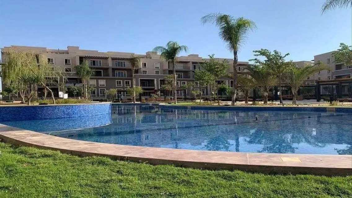 للسكن الفورى شقة بفيو لاند سكيب فى أكتوبر بلازا