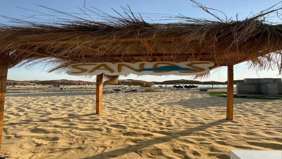 nozha beach with brivate roof