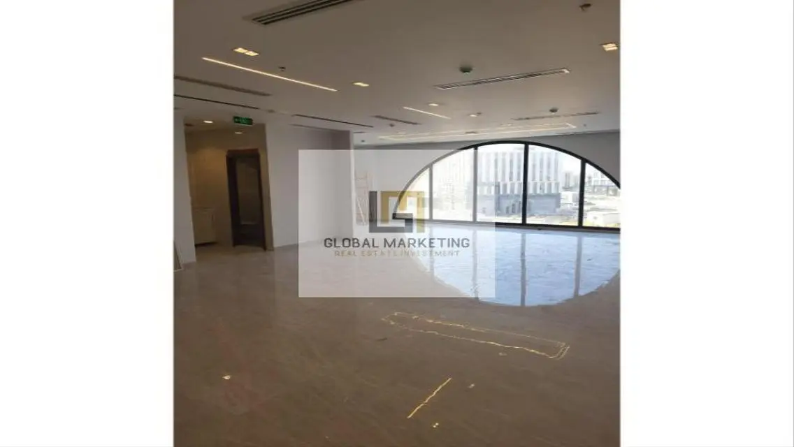 Office 135m fully finished for rent in Mivida