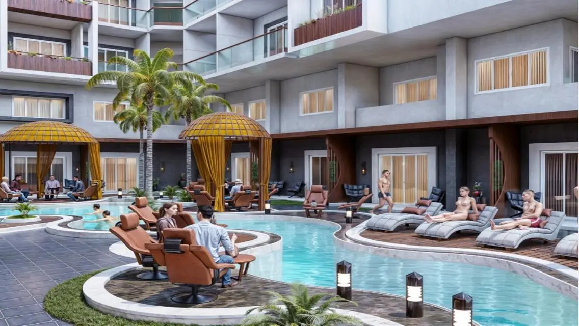 Apartment one bedroom 58 Sqm, Magawish Hurghada