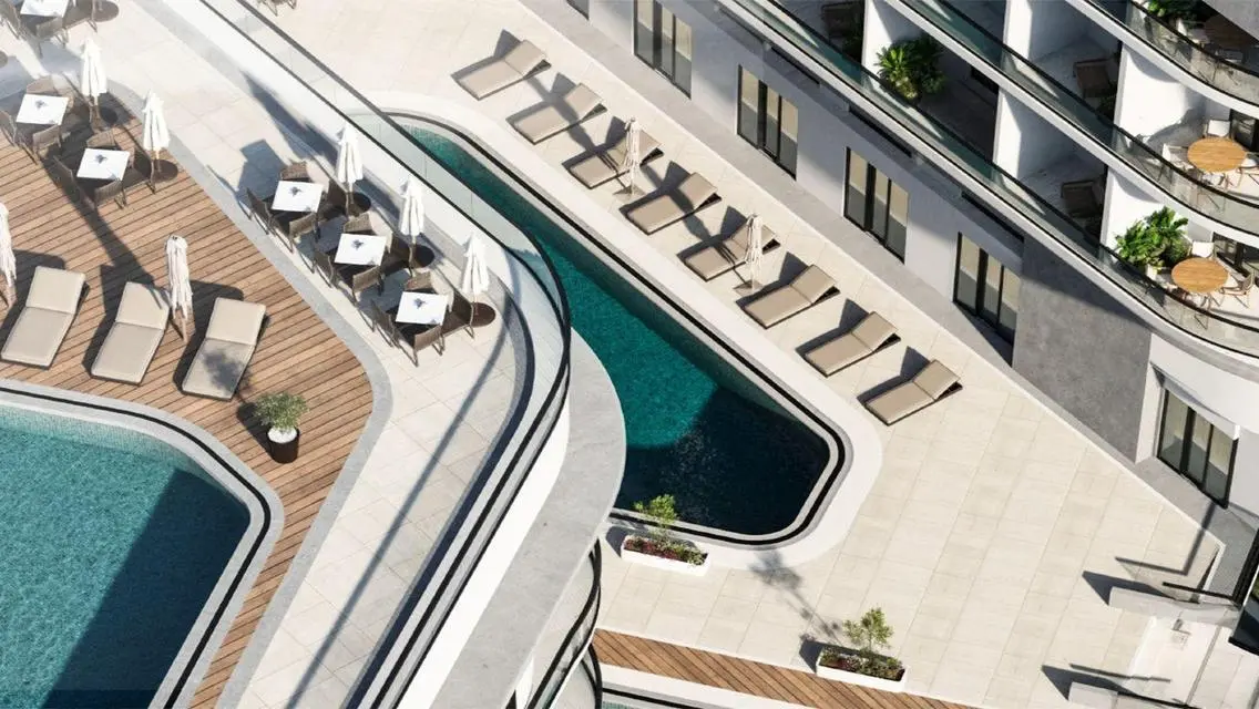 Studio 35m Sea view with 385.000 down payment