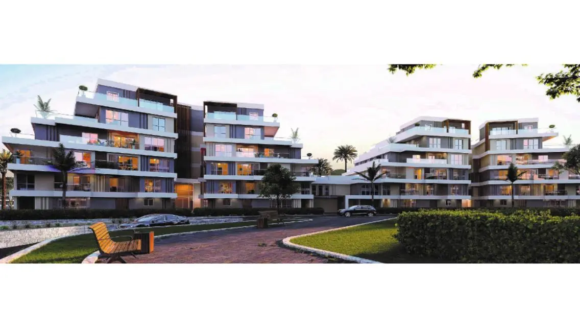 Apartment with garden for sale in Sky Condos 