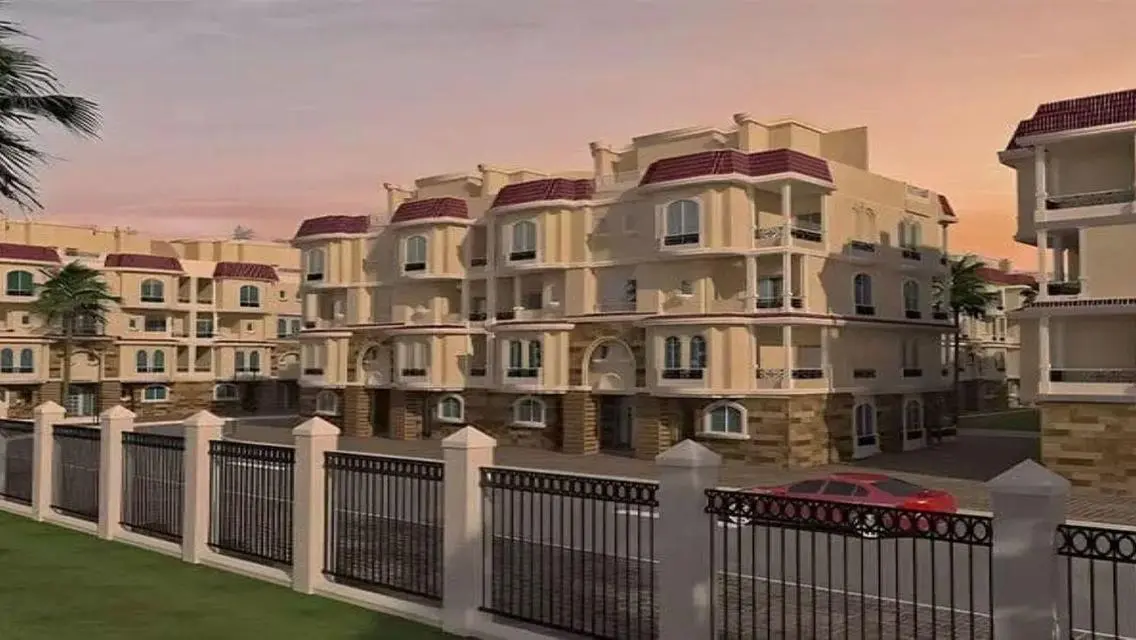 شقة للبيع داخل ارقى كمبوند بالتوسعات الشماليه