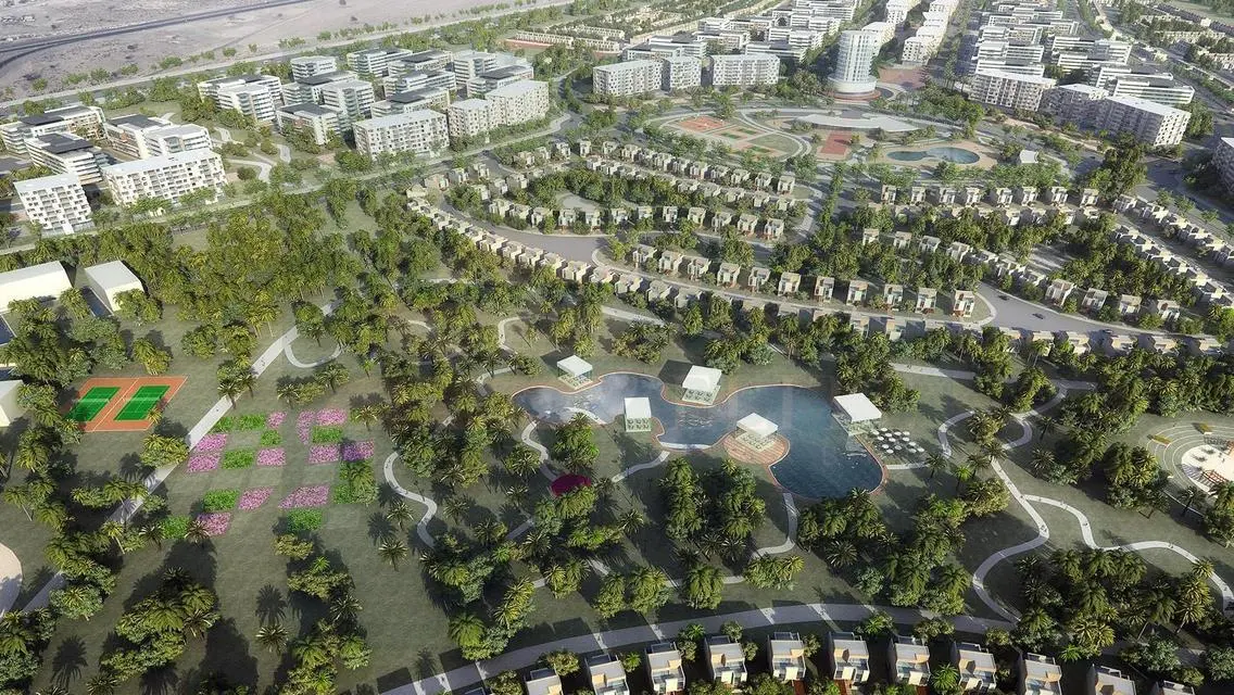 للبيع فيلا تاون هاوس215م بحديقة Compound Al Burouj