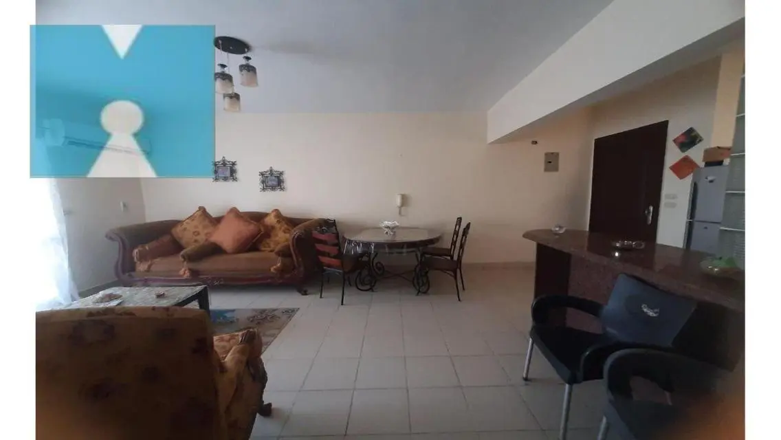Furnished apartment courtyard view, rent mostakbal