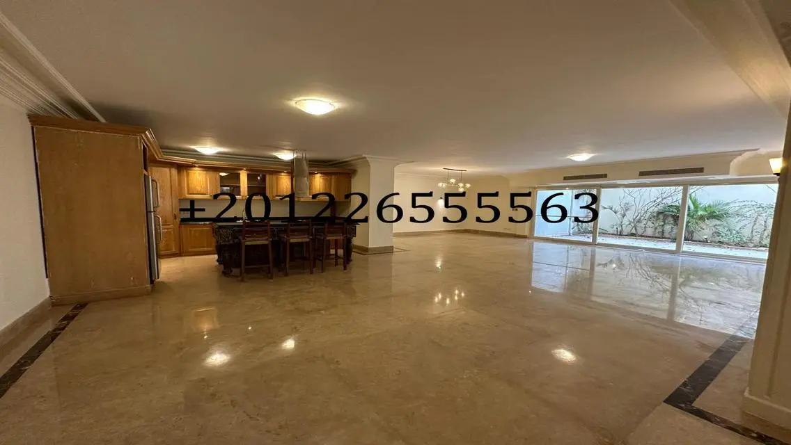 Ground floor with garden for rent Katameya Heights