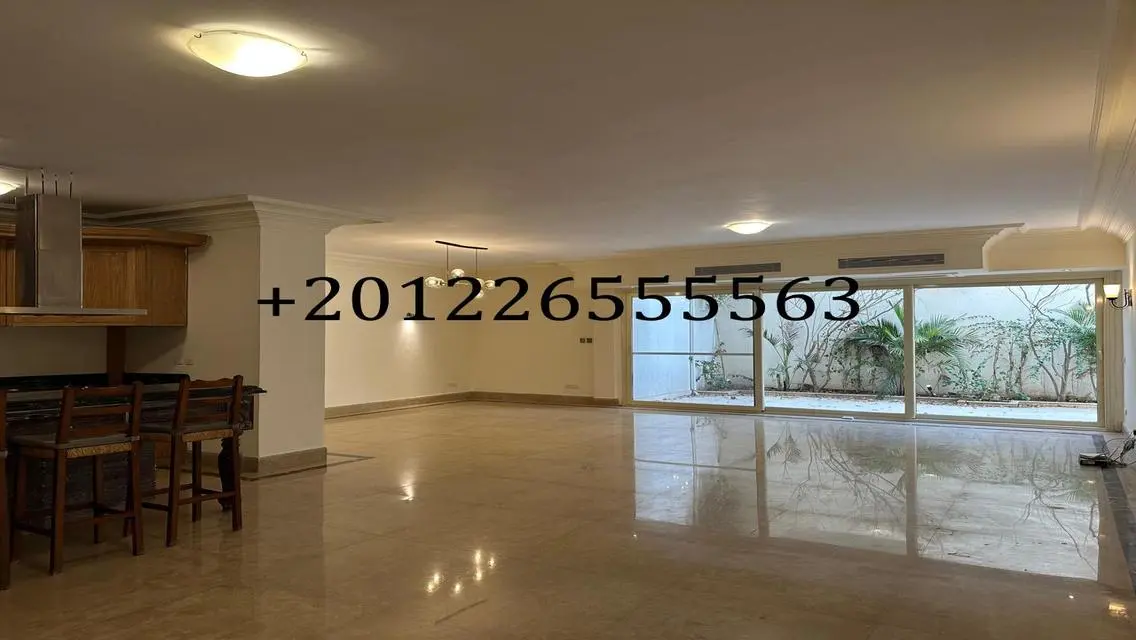 Ground floor with garden for rent Katameya Heights
