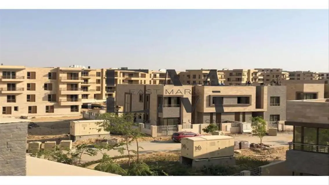 Apartment landscape view in Taj City compound